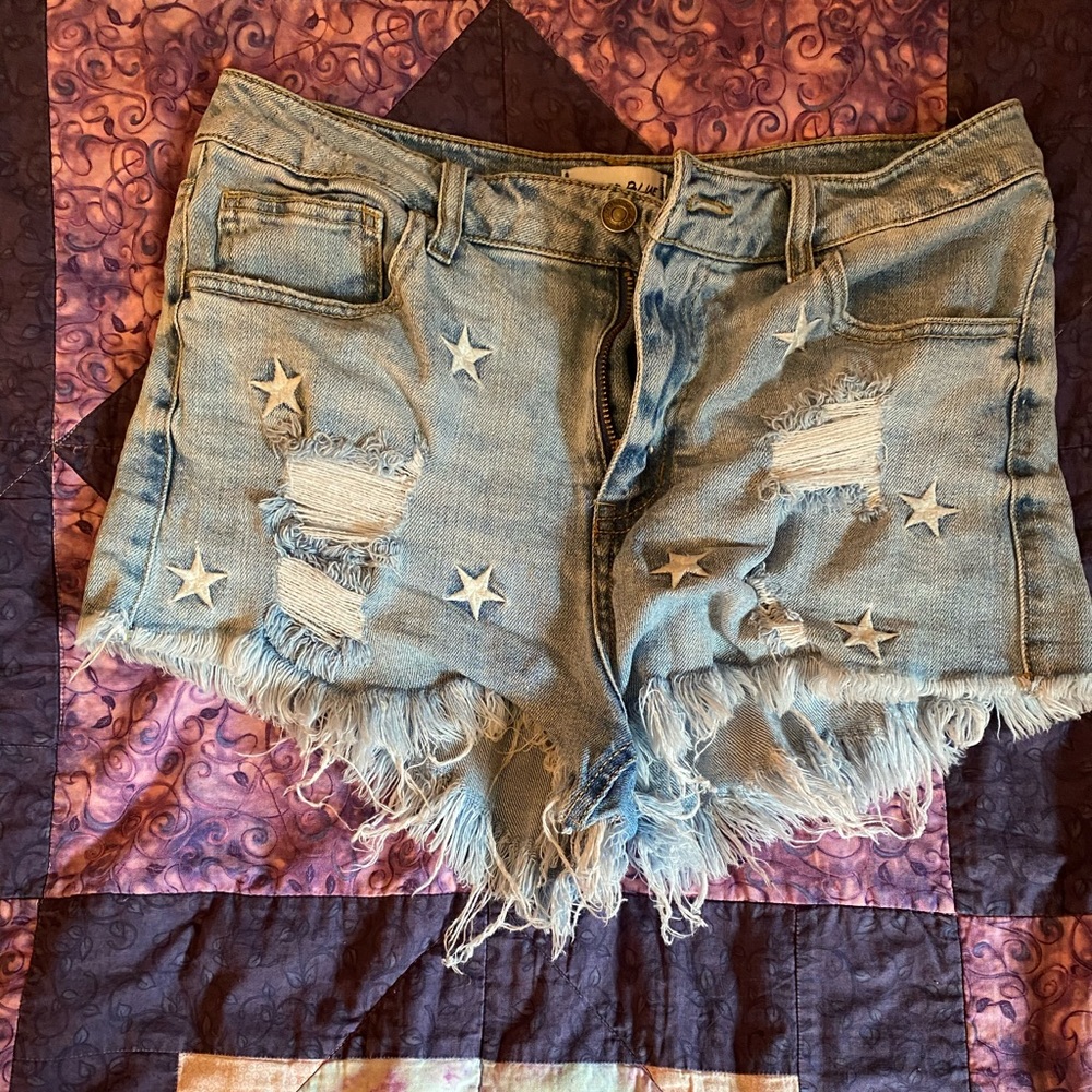 Blue shorts